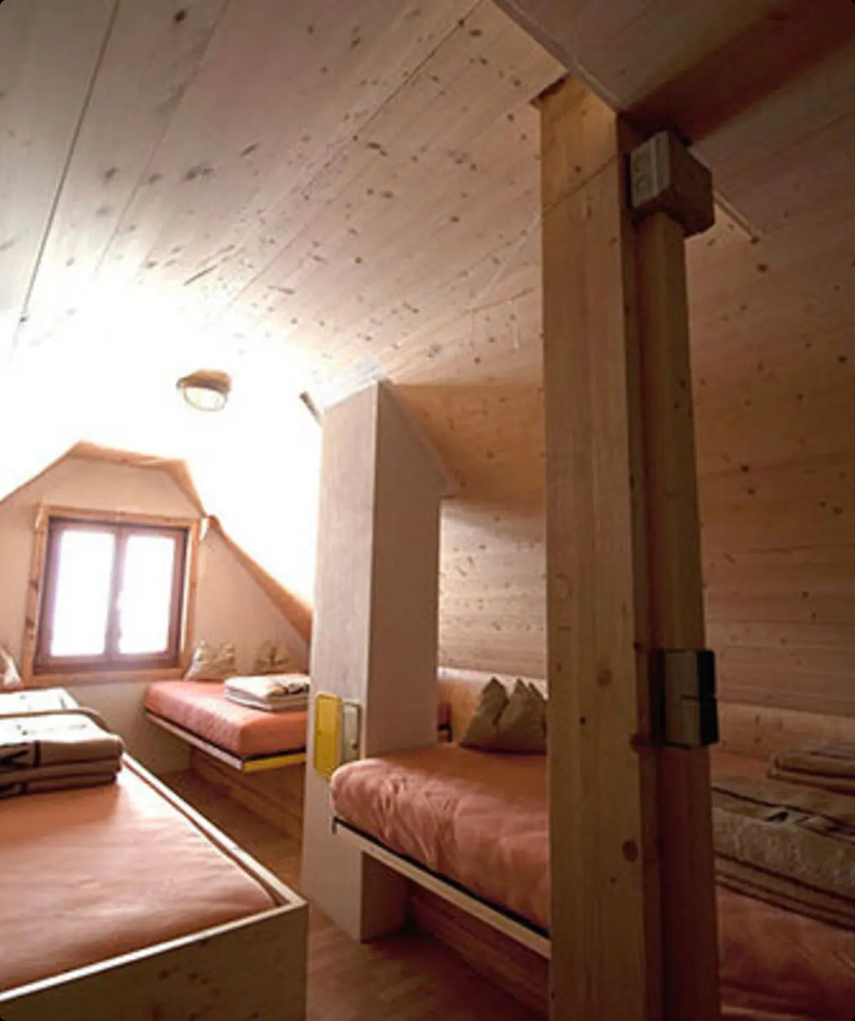 Matratzenlager unterm Dach der Göppinger Hütte | © DAV/ Sektion Hohenstaufen Göppingen