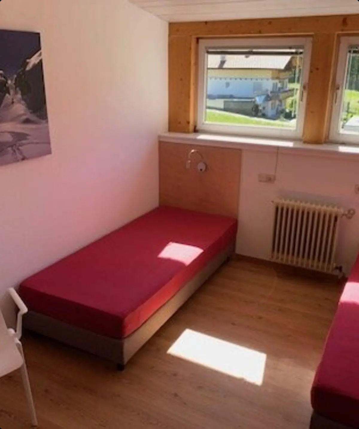 Schlafraum im Haldenseehaus mit 2 Betten  | © DAV/ Sektion Hohenstaufen Göppingen