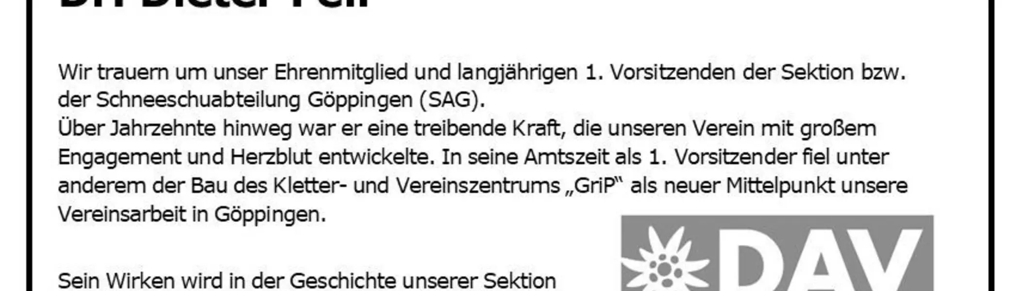 © DAV Sektion Hohenstaufen Göppingen