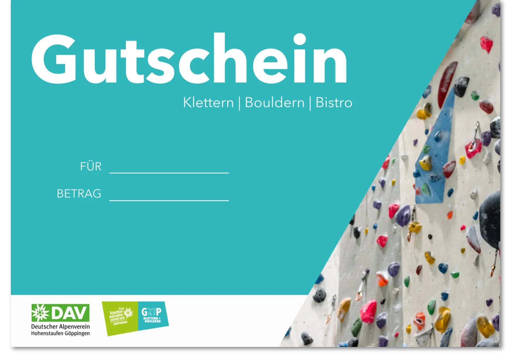 Online-Gutschein | © DAV Sektion Hohenstaufen Göppingen