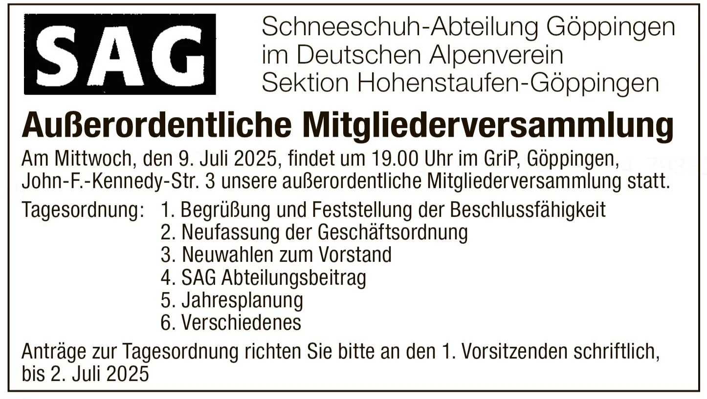 © SAG Göppingen