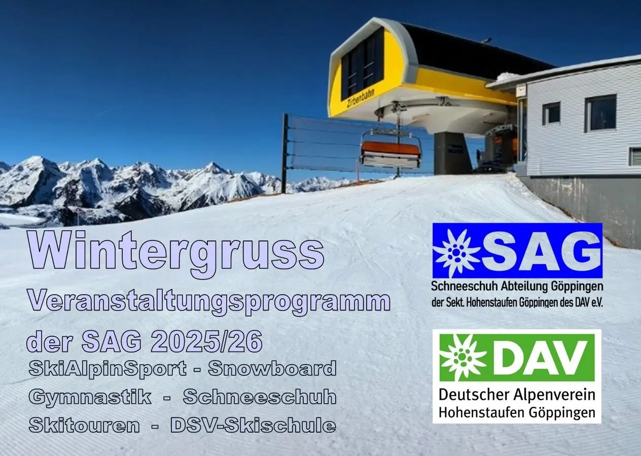 Wintergruss | © DAV Sektion Hohenstaufen Göppingen